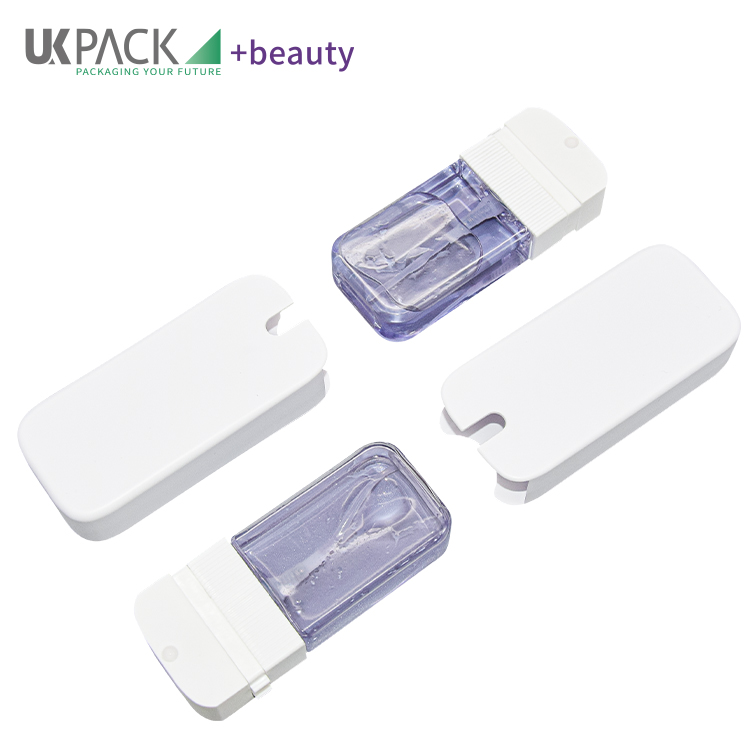 35ml Portable Square Card Disinfection Spray Bottle Plastic Sub Packing Perfume Bottle
