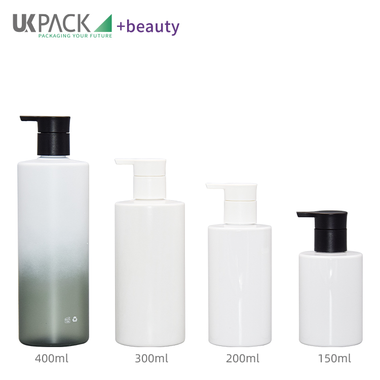 Empty PET Lockable Flat Pump Lotion Bottle For Creams Hand Sap Body Wash150ml 200ml