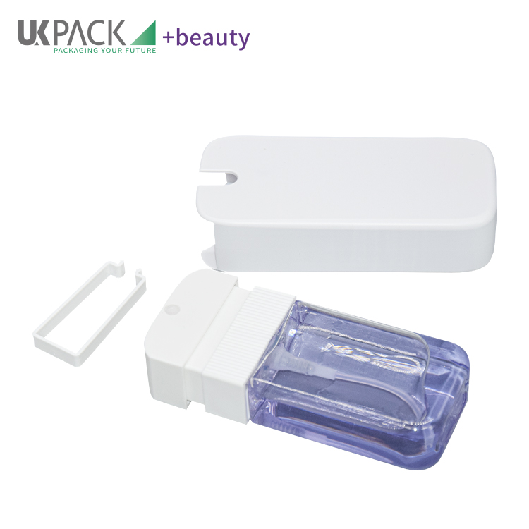 35ml Portable Square Card Disinfection Spray Bottle Plastic Sub Packing Perfume Bottle