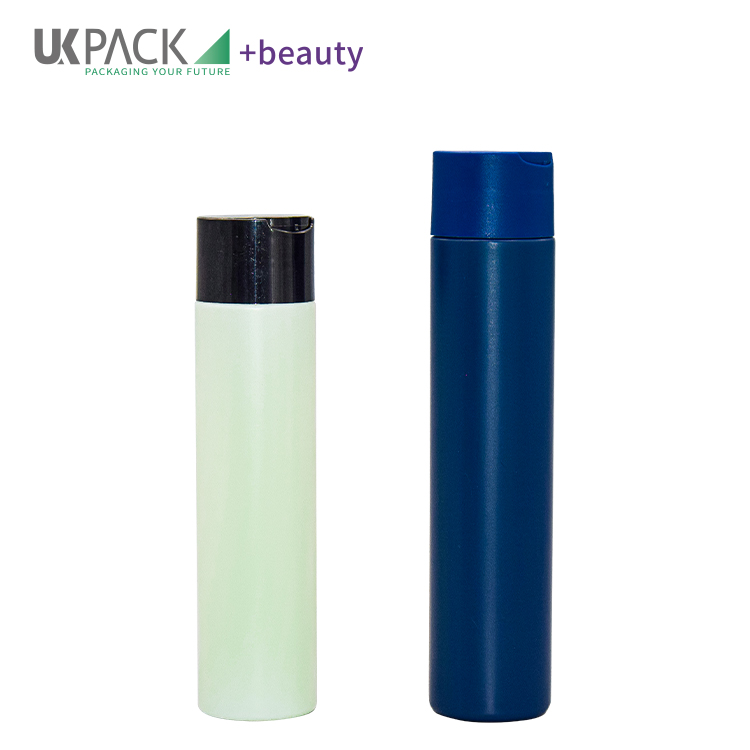250ml / 300ml HDPE Hair Care Container Squeezable Lotion Pump Bottle Skin Care Packaging UKL14