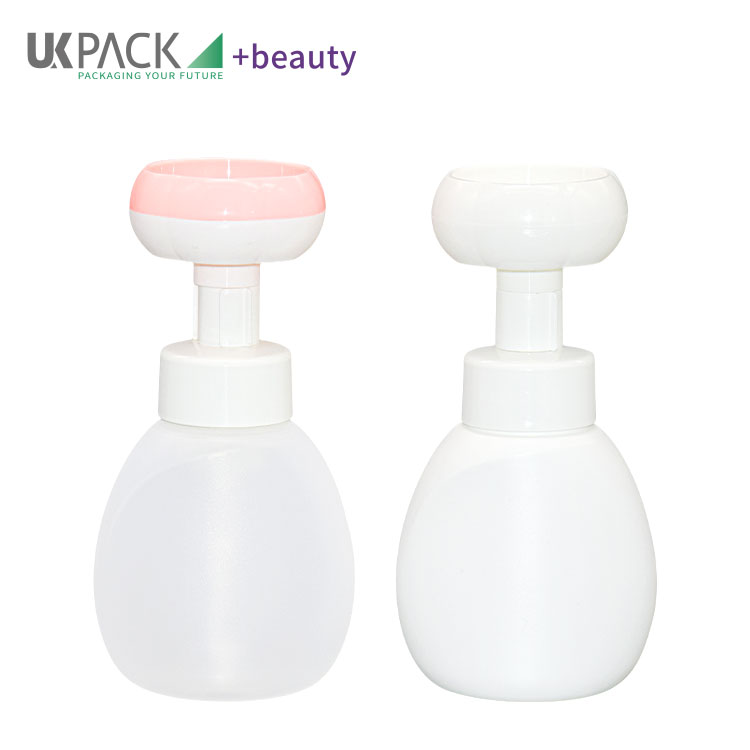 Flower Shape Foam Pump Bottle PP / PE / Soft Touch Children Hand Sanitizer 300ml