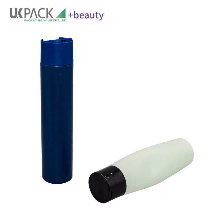 250ml / 300ml HDPE Hair Care Container Squeezable Lotion Pump Bottle Skin Care Packaging UKL14