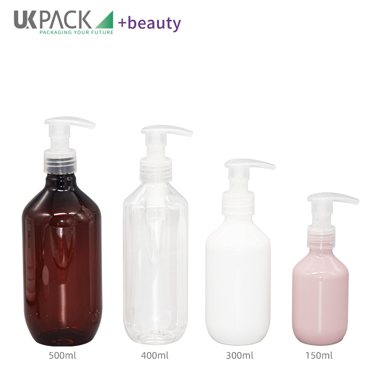 All Plastic 400ml 500ml PET Lotion Bottle Multipurpose For Cosmetic Kitchen Bathroom