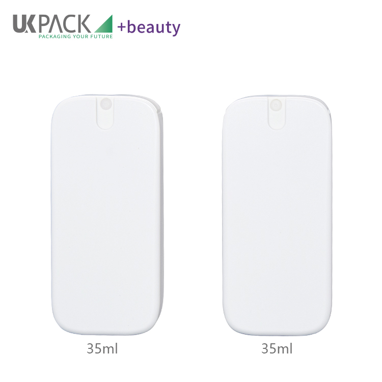 35ml Portable Square Card Disinfection Spray Bottle Plastic Sub Packing Perfume Bottle
