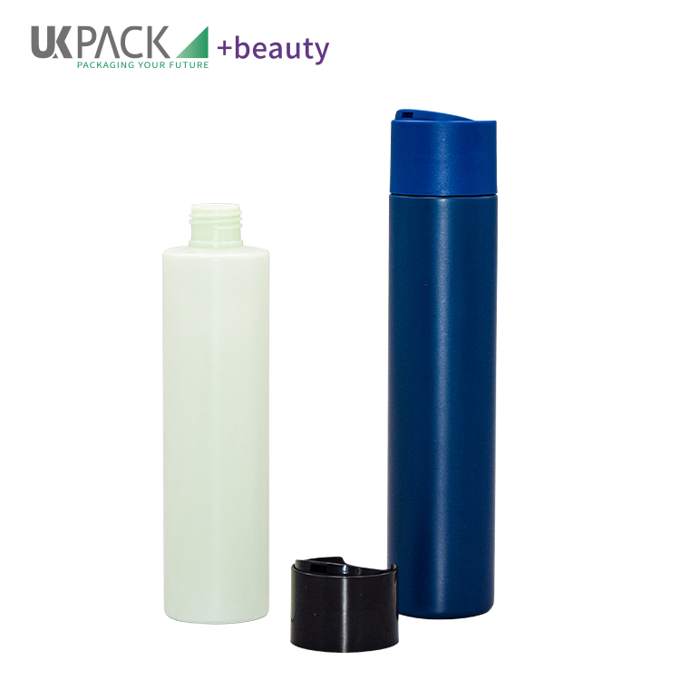 250ml / 300ml HDPE Hair Care Container Squeezable Lotion Pump Bottle Skin Care Packaging UKL14