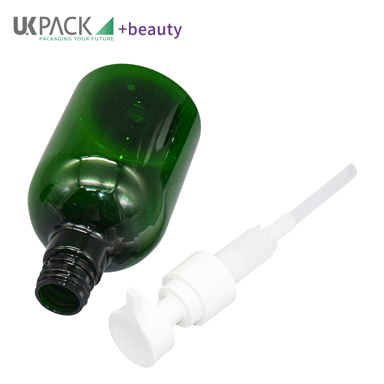 Dark Green Od 64.5mm Lotion Pump Bottle Left And Right Lock