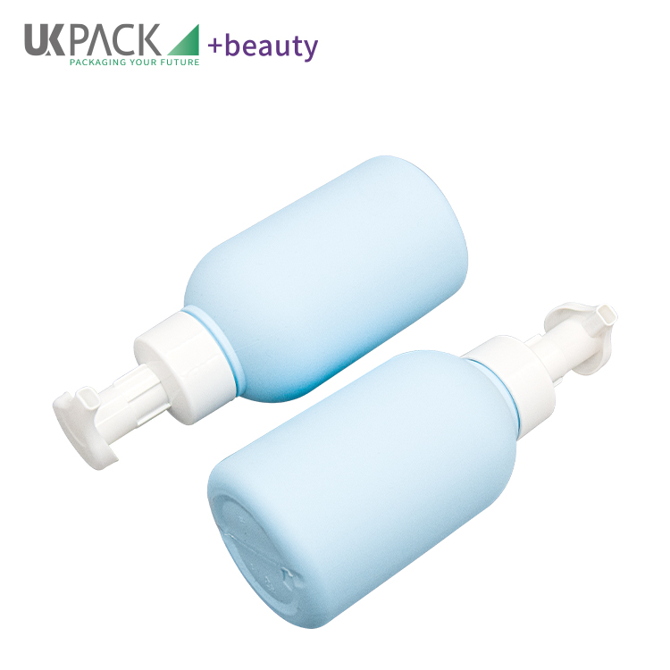 16oz 500ml Foam Pump Bottles Blue Hdpe Pp Hand Wash Packaging