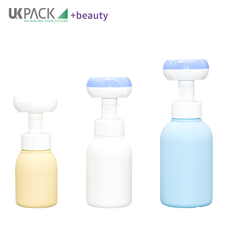Plastic Empty Flower Shaped Foam Soap Pump Bottle 200ml 300ml 500ml Liquid