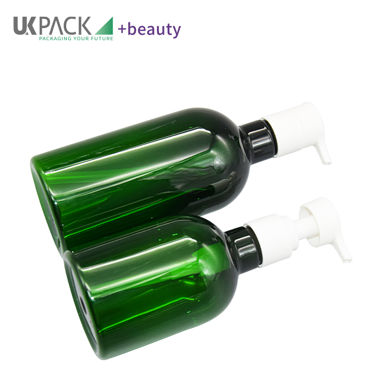 Dark Green Od 64.5mm Lotion Pump Bottle Left And Right Lock