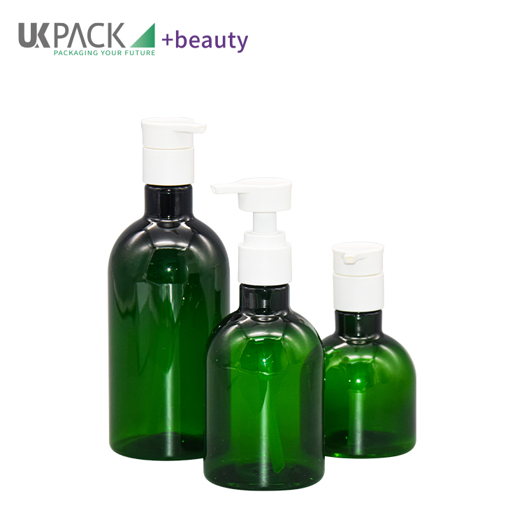 Dark Green Od 64.5mm Lotion Pump Bottle Left And Right Lock