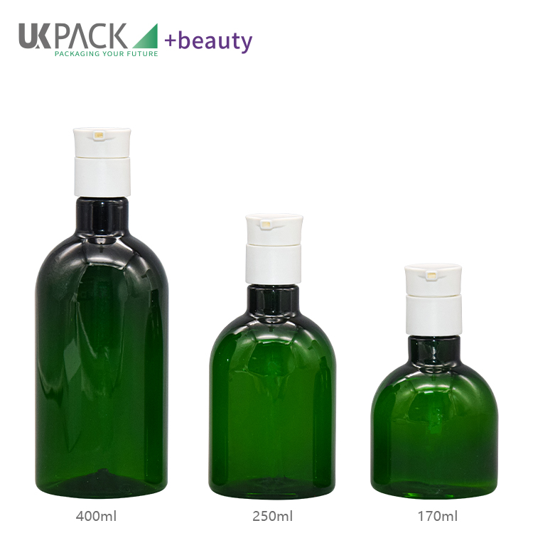 Dark Green Od 64.5mm Lotion Pump Bottle Left And Right Lock