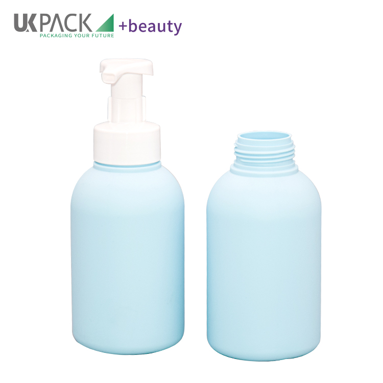 16oz 500ml Foam Pump Bottles Blue Hdpe Pp Hand Wash Packaging