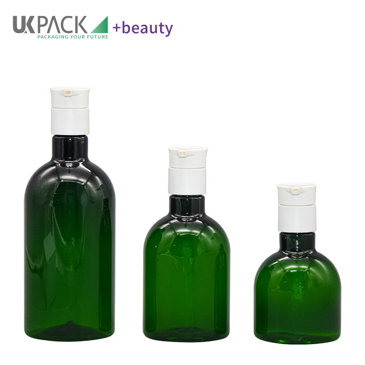 Dark Green Od 64.5mm Lotion Pump Bottle Left And Right Lock