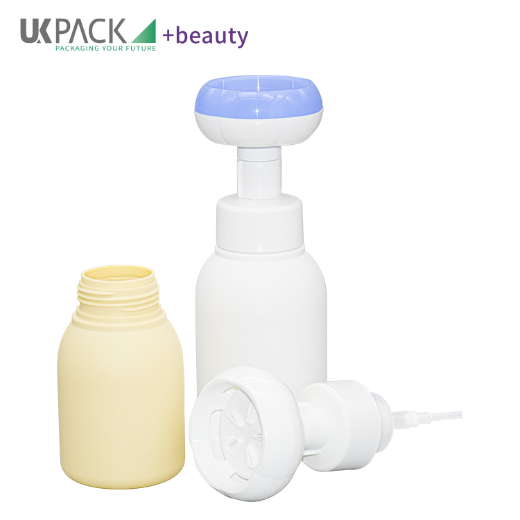 Plastic Empty Flower Shaped Foam Soap Pump Bottle 200ml 300ml 500ml Liquid