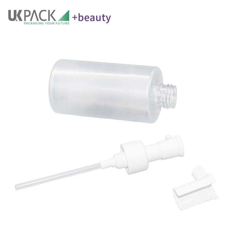 200ml 300ml Makeup Cleansing Oil Pump Bottle Flat Shoulder Cosmetic Remover Bottle