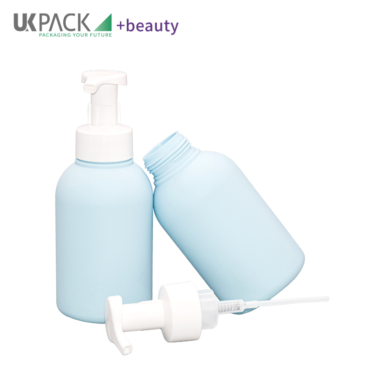 16oz 500ml Foam Pump Bottles Blue Hdpe Pp Hand Wash Packaging