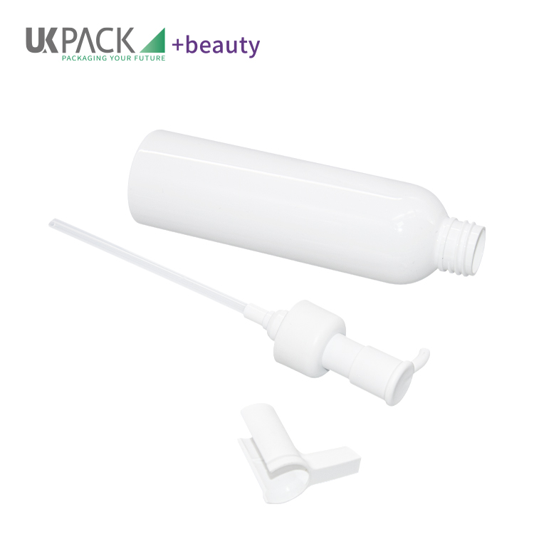 Round Shoulder PET Makeup Remover Bottle Cleansing Oil Packaging 180ml 200ml 300ml