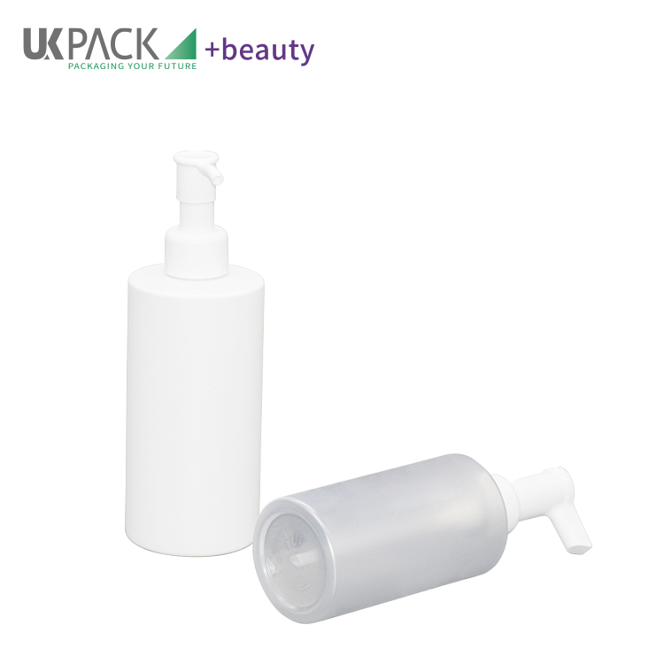 200ml 300ml Makeup Cleansing Oil Pump Bottle Flat Shoulder Cosmetic Remover Bottle