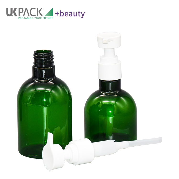 Dark Green Od 64.5mm Lotion Pump Bottle Left And Right Lock