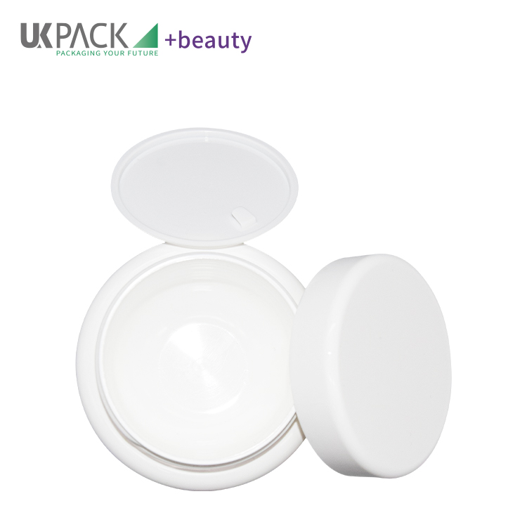 PP Double Layer Round Cream Jar Skincare Cosmetic Packaging 50g 100g