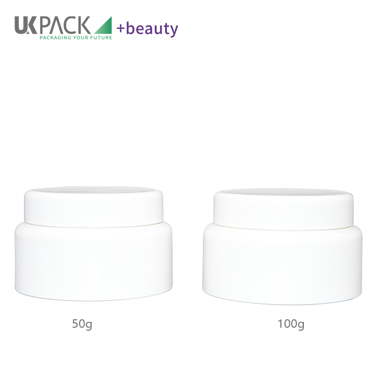 PP Double Layer Round Cream Jar Skincare Cosmetic Packaging 50g 100g