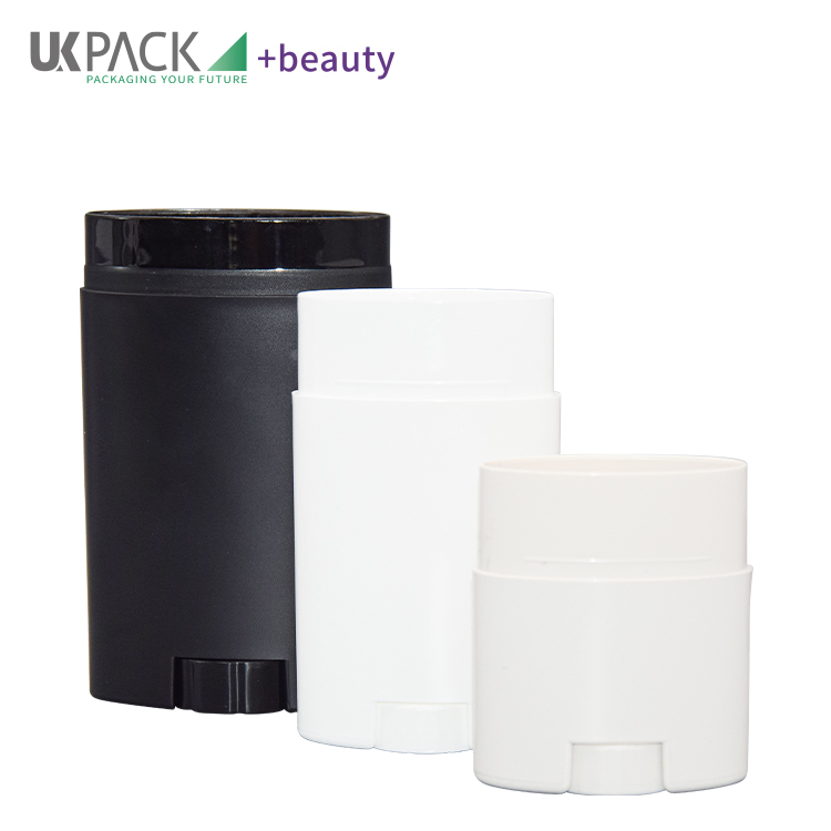 Oval Deo Stick Packaging Empty Container PP Eco Friendly 15g 50g 75g Economic