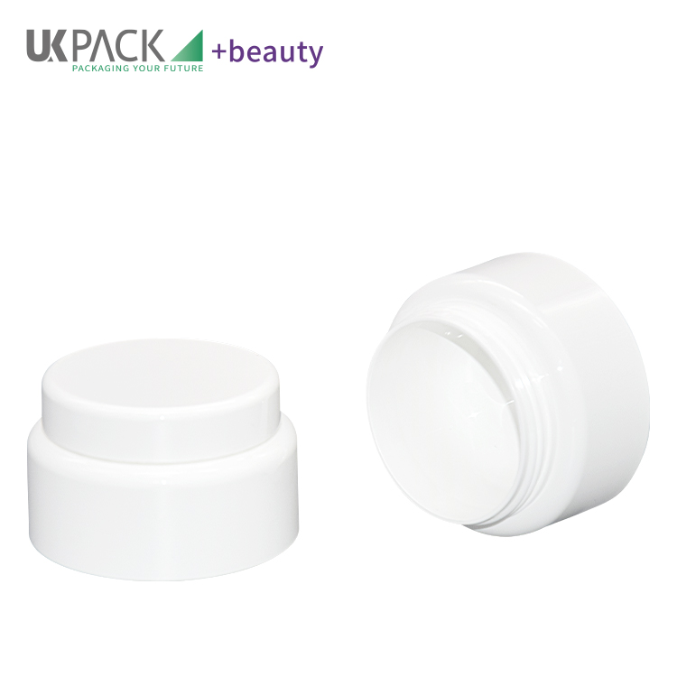 PP Double Layer Round Cream Jar Skincare Cosmetic Packaging 50g 100g