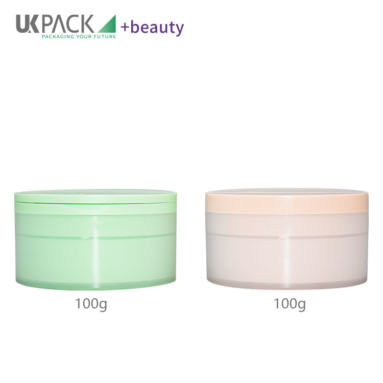100g Flip Top Cap PP Cream Jar Skincare Cosmetic Mask Jar