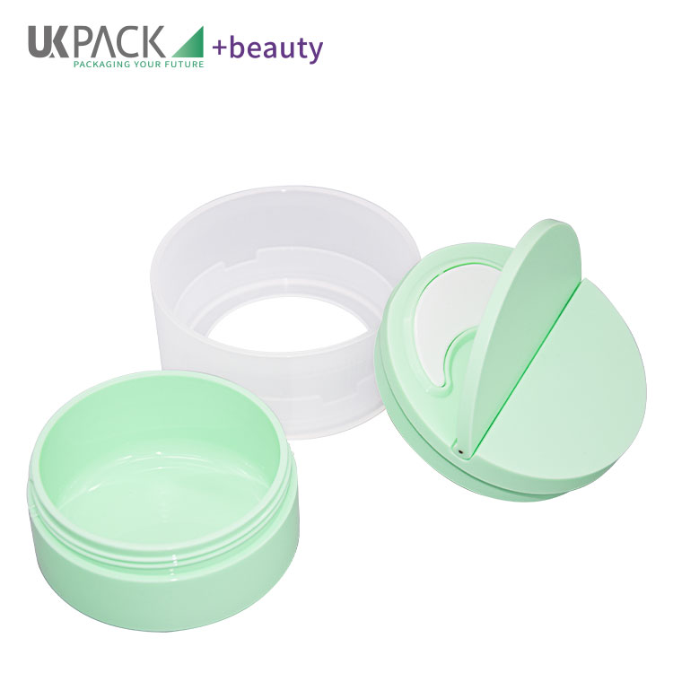 100g Flip Top Cap PP Cream Jar Skincare Cosmetic Mask Jar