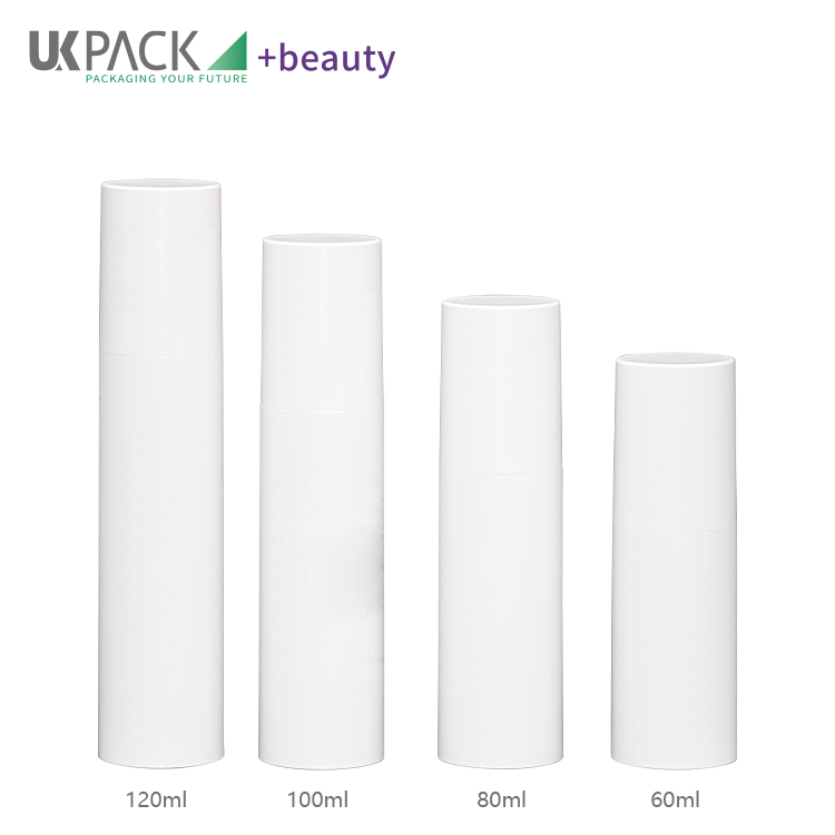 60ml 80ml 100ml 120ml PCR PP Airless Pump Bottles Cosmetic Packaging With Cap