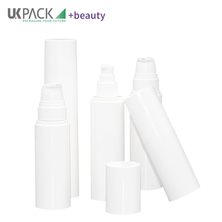 60ml 80ml 100ml 120ml PCR PP Airless Pump Bottles Cosmetic Packaging With Cap