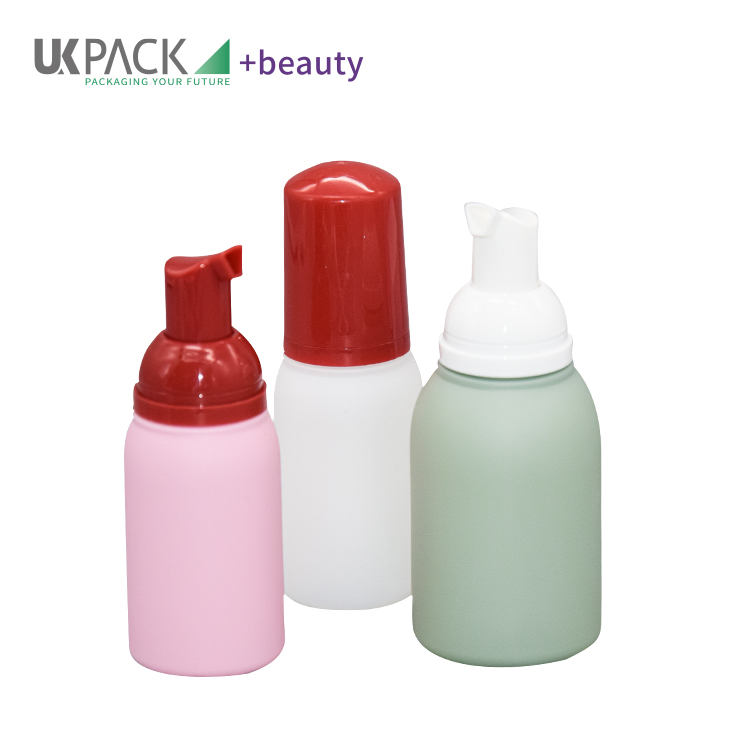 Hpde Hand Wash Od 33mm Foam Pump Bottle Cosmetic 50ml 100ml
