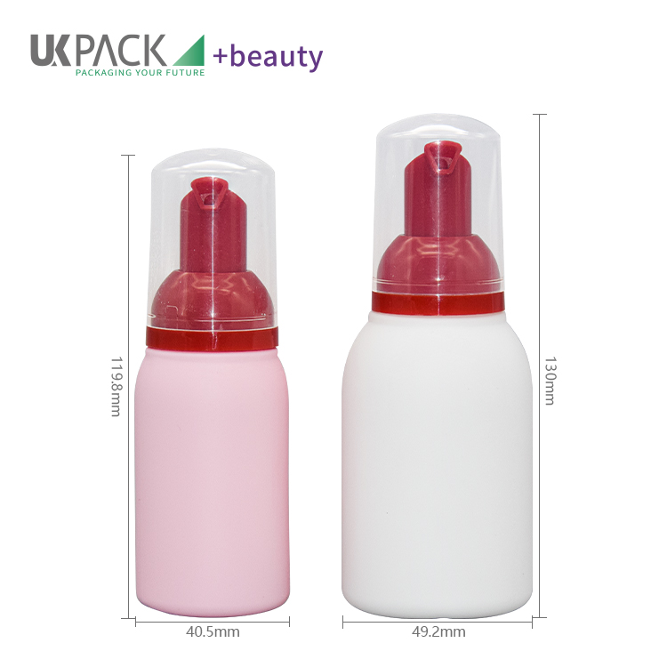 Hpde Hand Wash Od 33mm Foam Pump Bottle Cosmetic 50ml 100ml