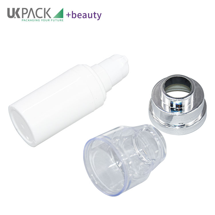 Round AS Airless Bottle Double Ended Cosmetic Packaging 30ML