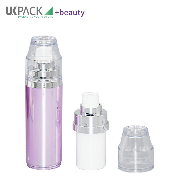 Round AS Airless Bottle Double Ended Cosmetic Packaging 30ML