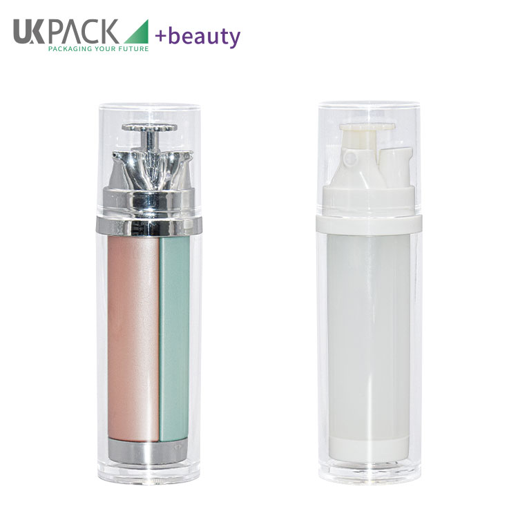 3 In 1 Multifunctional Acrylic Lotion / Spray Pump Bottle Skincare Cosmetic Packaging 15ml