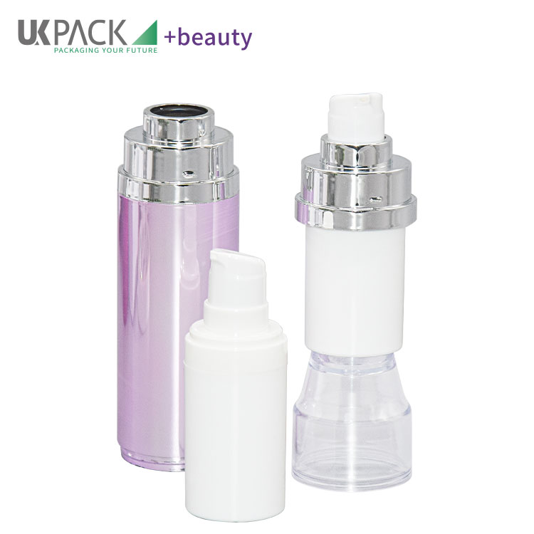 Round AS Airless Bottle Double Ended Cosmetic Packaging 30ML