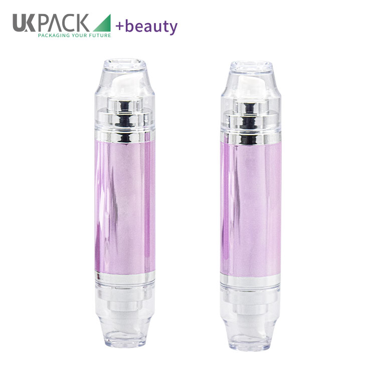 Round AS Airless Bottle Double Ended Cosmetic Packaging 30ML