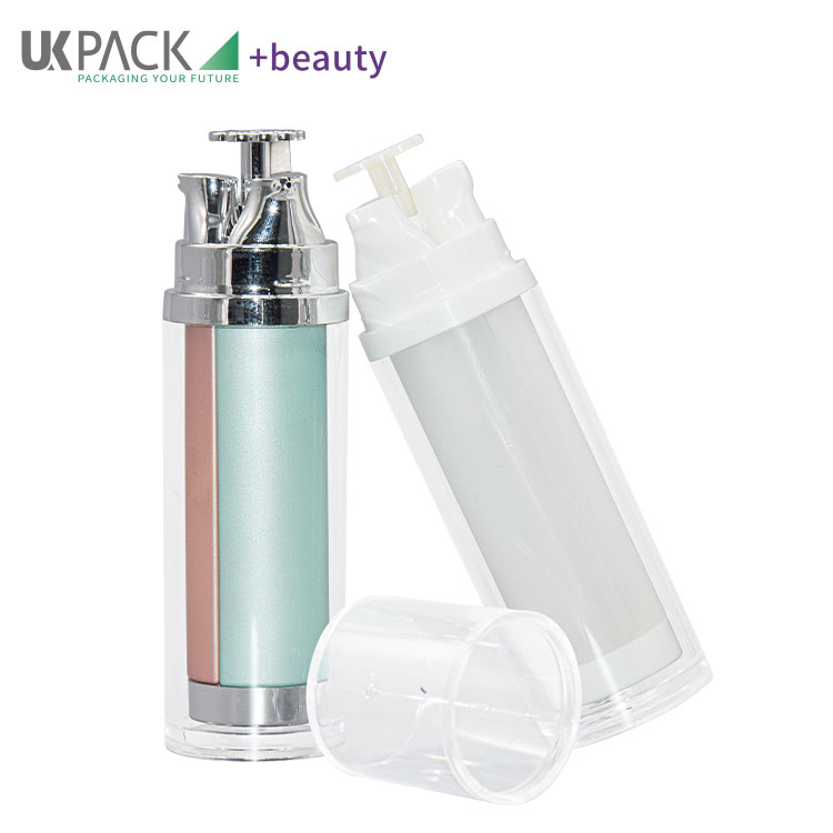 3 In 1 Multifunctional Acrylic Lotion / Spray Pump Bottle Skincare Cosmetic Packaging 15ml