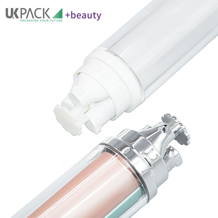 3 In 1 Multifunctional Acrylic Lotion / Spray Pump Bottle Skincare Cosmetic Packaging 15ml
