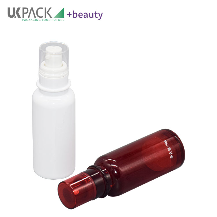 Single Layer AS Airless Cosmetic Bottles With Pump Cap 30ml 50ml