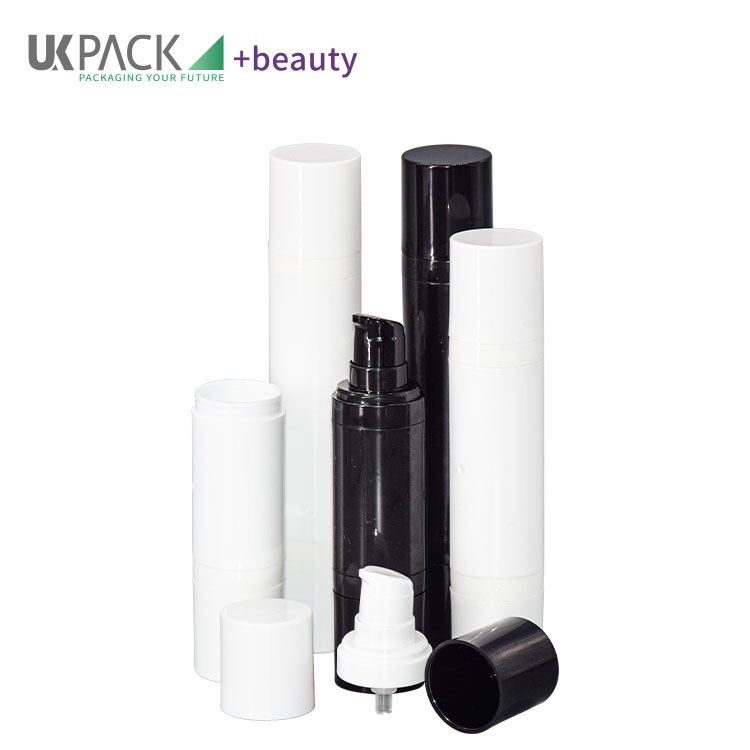 Round Shape PP Airless Bottle Double Ended 15ml 20ml