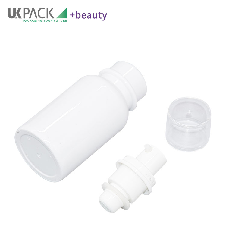 Single Layer AS Airless Cosmetic Bottles With Pump Cap 30ml 50ml