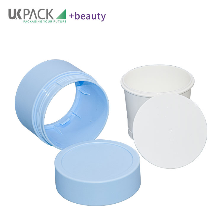 50g/100g/150g/200g Customized Color and Customized Logo Double Layer Skin care packaging Cream Jar UKC52