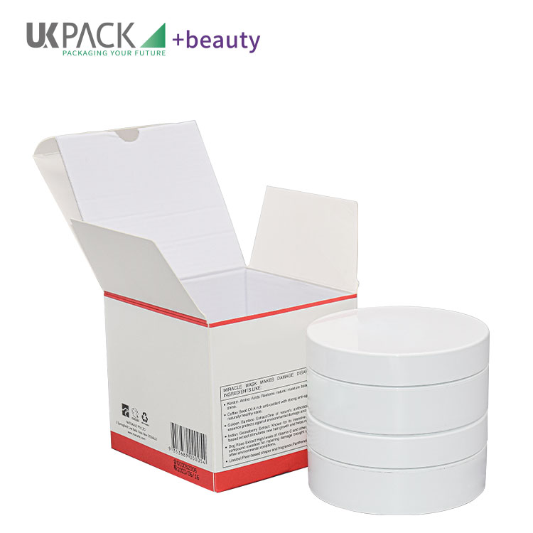 150g Capacity Cosmetic Cream Jars White Screw Cap