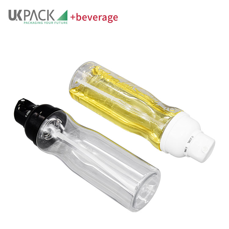 Food Grade PET Oil Spray Bottle Dispenser For BBQ Salad Baking 250ml