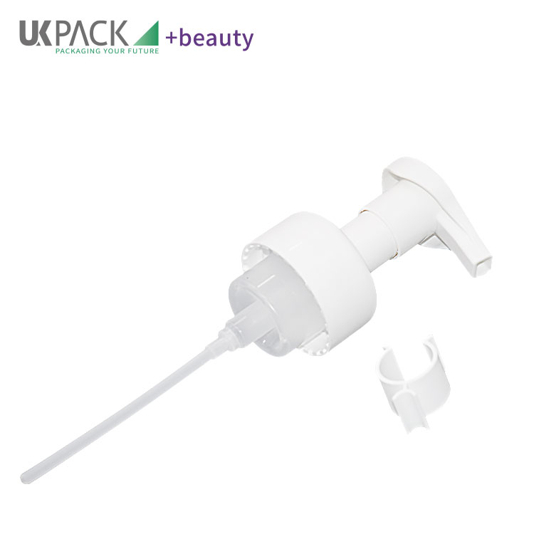 43mm Neck Size Foaming Dispenser Pump White Color All Plastic Without Metal