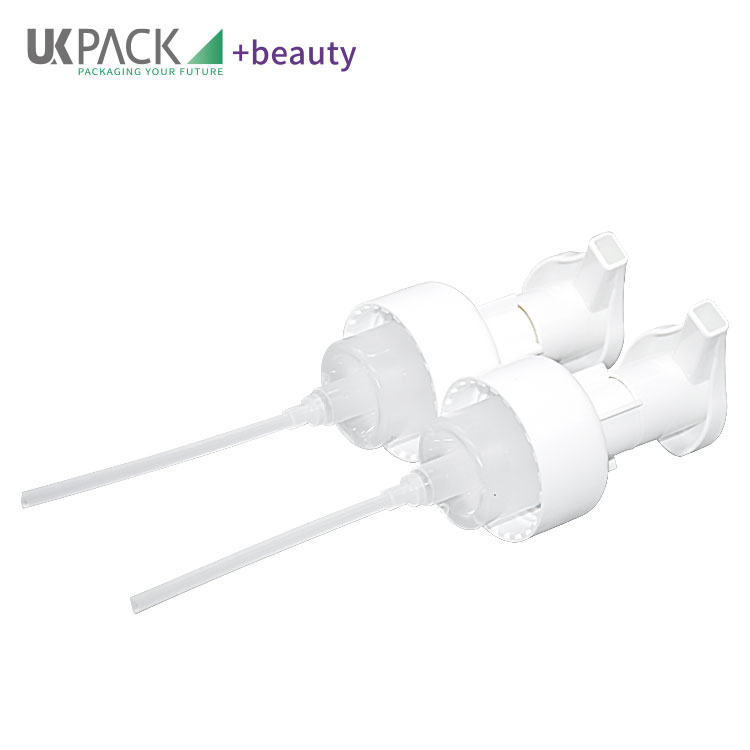 43mm Neck Size Foaming Dispenser Pump White Color All Plastic Without Metal