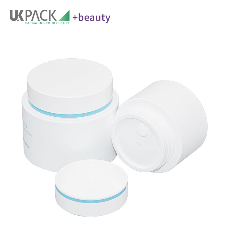 50g/100g Customized Color And Logo Double Wall PP Cosmetic Jar Skin Care Packaging UKC46