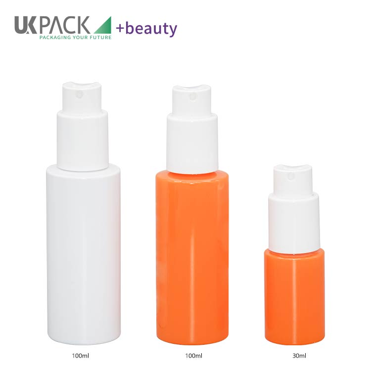 30ml 100ml PET Cosmetic Mist Pump Bottle Left Right Lock